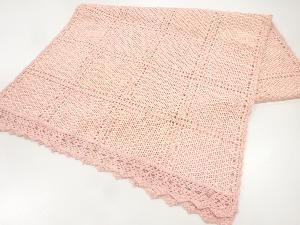 リボン織格子模様ショール